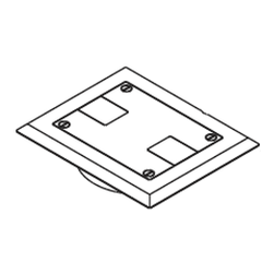 Legrand - Wiremold S166BLK Source 1 Series Complete Flush Activation with Communication Slides