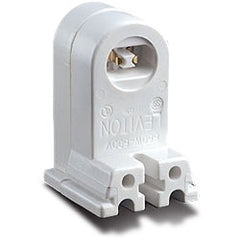 Leviton 13465-W Fluorescent High Output Pedestal Base Lampholder with Stationary End