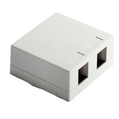 Legrand - On-Q WP3502-WH 2-Port Surface Mount Box
