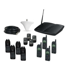 EnGenius DURAFON-PRO-PIA Multi-Line Phone System with Four Handsets, Long-Range Capability, and Rugged Design