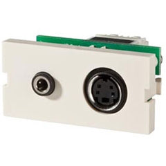 Legrand - Ortronics OR-60900378 Series II S-Video with 3.5mm (Package of 10)