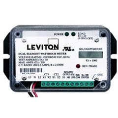 Leviton 7B201-S01 1.0 kWh Self-Contained LCD Counter
