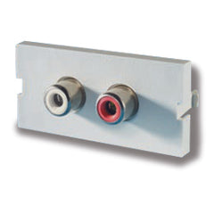 Legrand - Ortronics OR-60900212 Series II Two Phono Jacks/Feed-through