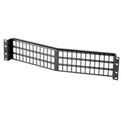 Legrand - Ortronics OR-PHAPJU72 Clarity Rear-Load Jack Panel Kit