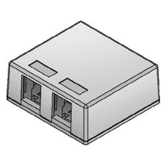 ICC IC107BC2IV Surface Mount Box 2-Port (Package of 25)