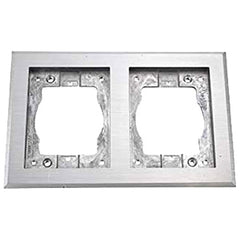 Legrand - Wiremold 828TCAL Brushed Aluminum Combination Carpet and Tile Flange