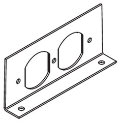 Legrand - Wiremold RFB-RB-SS RFB4 Series Internal Duplex Receptacle Bracket