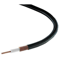 Commscope FSJ4-50B Superflexible Foam Coaxial Cable, Corrugated Copper, 1/2" , Black PE Jacket