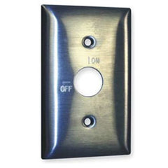Hubbell SS12RKL Switch Stainless Steel Wall Plate