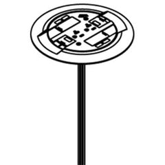 Legrand - Wiremold RC3CTC RC3 Multi-Service Poke-Thru Finish Flange & Slide Holder