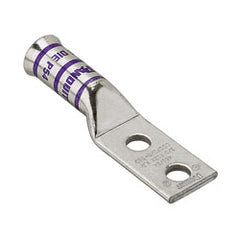 Panduit® LCCF500-12-6 Two-Hole Copper Compression Flared Barrel Lug, (Package of 6)