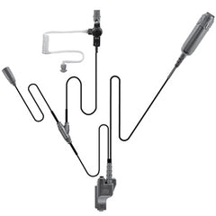 Pryme SPM-3383QD 3-Wire Quick Disconnect Heavy Duty Surveillance Kit for Motorola x83 Connector TRBO and APX Series