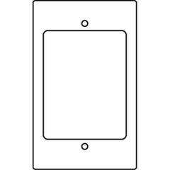 Legrand - Wiremold RFB119-RT RFB9 and RFB11 Series Communication Device Plate