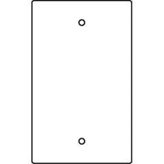 Legrand - Wiremold RFB119-B RFB9 and RFB11 Series Blank Device Plate