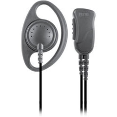 Pryme SPM-1203SQD DEFENDER Medium Duty Quick Disconnect Lapel Microphone with D-Shape Ear Hangar for HYT x03s