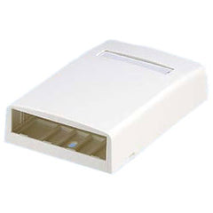 Panduit® CBX4WH-AY Mini-Com Surface Mount Boxes, White