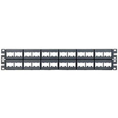 Panduit® CPP48WBLY 48 Port Modular Patch Panel, Black