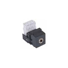 Hubbell SF35110BK AV Connector, 3.5mm to 110 Termination