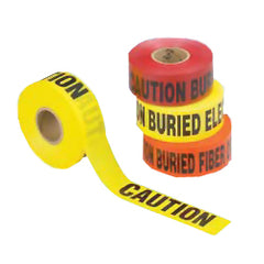 Panduit® HTDU2R-E Underground Detectable Tape, Electric Line, 2" x 1000', Red