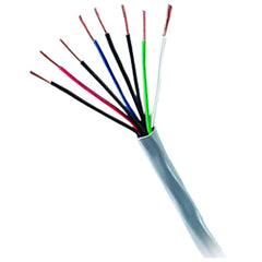 Genesis Cable 11021101 22/2 Stranded Unshielded CM/CL2 Security Cable White (1000 Feet)