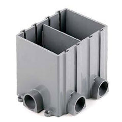 Hubbell PFBRG2 Rectangular Non-metallic Floor and Wall Box 2-Gang