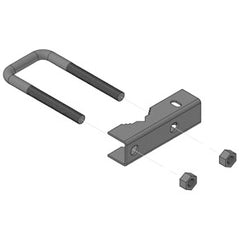 Chatsworth Products 34737-501 OnTrac Wire Mesh Cable Tray Pedestal Clamp Bracket