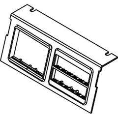 Legrand - Wiremold C8004P-2RT AC Series Communication Plate