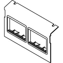 Legrand - Wiremold C8004P-2ACT AC Series Communication Plate