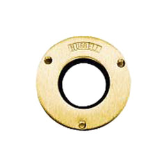 Hubbell S5025 Flush Cap Ring, 2 1/8" x 1", Brass