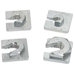 Cooper B-Line SLWN5-8ZN Zinc Plated Slip On Square Washer/Lock Nut, Package of 100