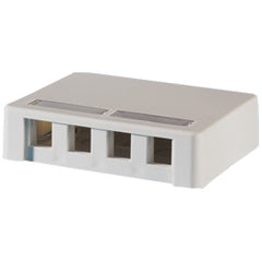 Legrand - Ortronics OR-KSSMB4 Surface Mount Box for Four Keystone Jacks or Modules