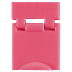 Legrand - Ortronics OR-20322156 Colored Designation Shutters, Blank, Light Red (Package of 100)