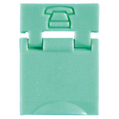 Legrand - Ortronics OR-20325154 Colored Designation Shutters, Phone, Light Green (Package of 100)