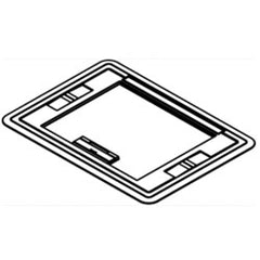 Legrand - Wiremold EFB610CT Evolution Series Flush Style Cover with Carpet Insert