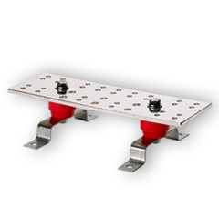 Panduit® GB4B0612TPI-1 1/4" X 4" 12" Grounding Busbar