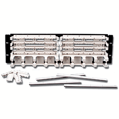Siemon S210DB2-128RWM S210 Series Field Terminated 128 Pair 19 Inch Panel