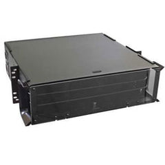Hubbell FCR3U12SP OptiChannel Fiber Enclosure, Rack Mount, 3U, 12 FSP Panel Capacity