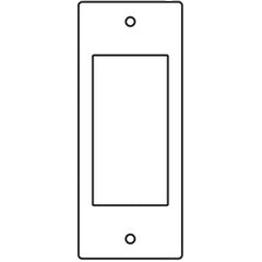 Legrand - Wiremold RFB119-SGFI RFB9 and RFB11 Series GFI Receptacle Device Plate