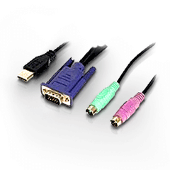 Middle Atlantic PS2-USB-4C 4 Piece PS/2 and USB Cables