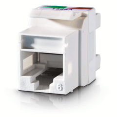 Legrand - Ortronics OR-KS6A-88 Category 6 Keystone Jack, Cloud White