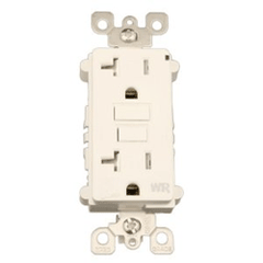 Leviton WT899-T Light Almond SmartlockPro® Slim Ground Fault Circuit Interrupter