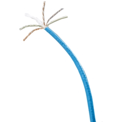 Panduit® PUR6004BU-UY TX6000™ Enhanced Cat 6 UTP Riser Copper Cable, 1000',Blue