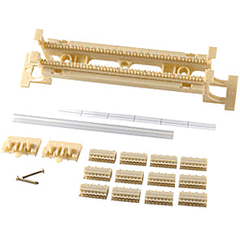 Legrand - Ortronics OR-110ABC6050 Clarity 6 110 Block Kit with Legs, Category 6, 48-Pair, 50-Pair Footprint