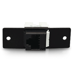 Legrand - Wiremold AV9015BK Keystone CAT6 Jack Plate, Single Plate