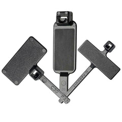Panduit® PLF1MA-M0 Pan-Ty PLF Series Weather Resistant Marker Tie, Black