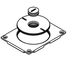 Legrand - Wiremold 829CK-12 Modulink 880MP Communications Cover Plate with 2 5/8" and 1/2" Plugs