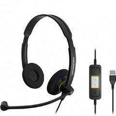 Sennheiser 504547 SC 60 USB ML - Culture Dual-Sided Headset Optimized for Microsoft Lync