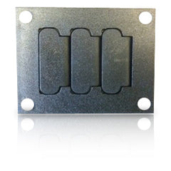Legrand - Wiremold 829PFLRT-BLK Carpet and Tile Communications Cover Plate Black