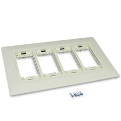 Legrand - Wiremold WSA07-4A WallSource Device Mounting Bracket & Trim Ring (Ivory)