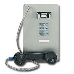 Ceeco SSP-311-F-LB Stainless Steel Panel Phone with Chrome Keypad